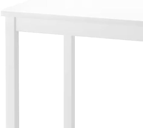 PJ Wood Children's Play Table, Solid Wood, White