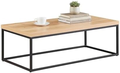 CENSI 47 Inch Natural White Oak Coffee Table/Center Table