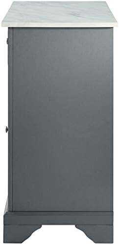 Crosley Furniture Avery Kitchen Island, Storage Shelves