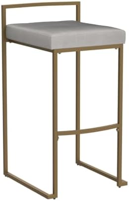 Crosley Furniture Harlowe Upholstered Bar Stools, Set of 2