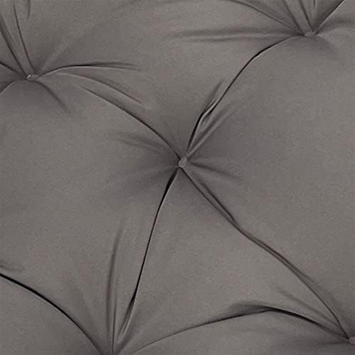 Lifup Water Resistant Papasan Chair Cushion Dark Grey Round 43"
