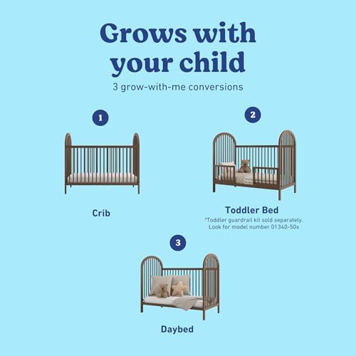 Graco Olivia 3-in-1 Convertible Crib, Hazelnut
