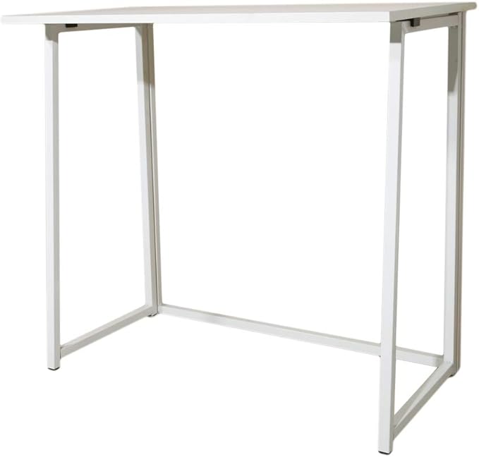 Ochine 32 Inch Folding Desk Foldable Computer Desk Folding Computer Desk Home Office Desks Modern Simple Writing Desk Table Space Saving Collapsible Desk Simple Laptop Writing Table Gaming Desk