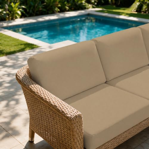 8PCS Patio Cushion Covers.Patio Furniture Couch SeatSlipcovers