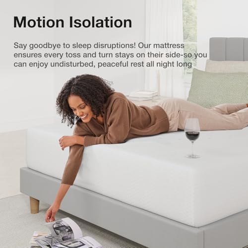 Novilla Twin XL Mattress, 12 Inch Gel Memory Foam Mattress for Cooling