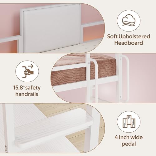 Twin Loft Bed with Desk and 6 Storage Drawers, Loft Bed Twin Size