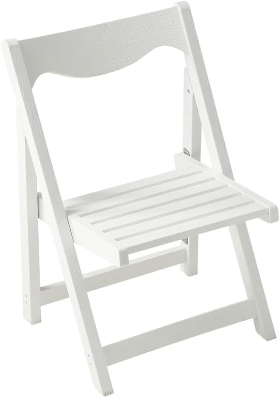 Outdoor Bistro Set Foldable Small Table and Chair Set,with 2 Chairs and Rectangular Table (White + HDPE)