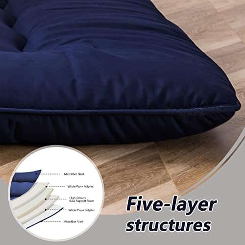 MAXYOYO Japanese Floor Mattress 4" Thick Small Size Foldable Futon Mattress