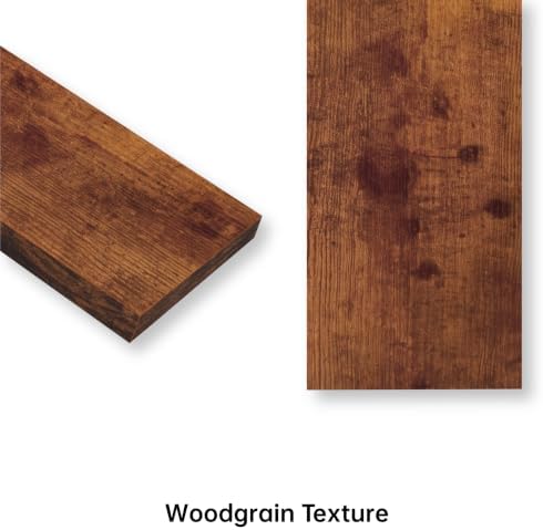 2 Pack Small Floating Shelves, 11.8" x 5.5" x 0.98", Rustic Brown