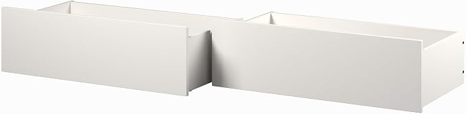 AFI Queen/King/Twin XL Under Bed Storage Drawers (Set of 2), White