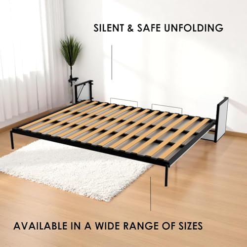 Murphy Bed - Murphy Bed European Wall Bed - Folding Bed - Horizontal - 48" x 80" - Studio