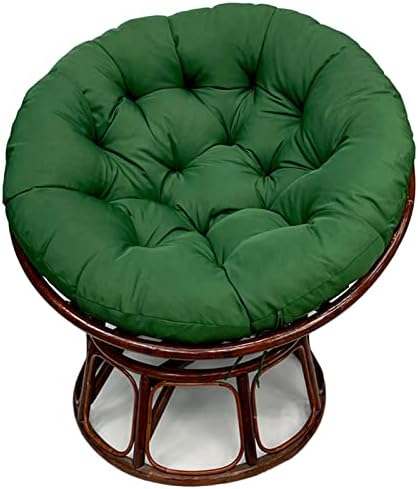 Lifup Water Resistant Papasan Chair Cushion Dark Green Round 47"