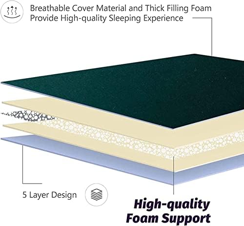 MAXYOYO Japanese Floor Mattress 4" Thick Queen Size Foldable Futon Mattress
