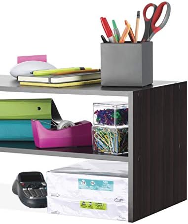 Whitmor Stackable 2-Tier Shoe Shelf, 31 inch, Espresso