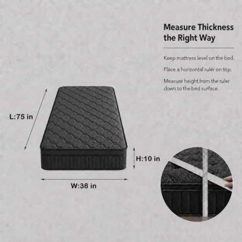10 inch Twin Size Cooling Hybrid Mattress