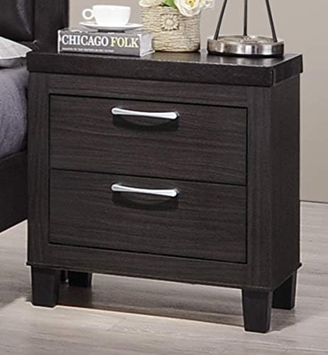 GTU Furniture Contemporary Styling Espresso 4Pc Queen Bedroom Set(Q/D/M/N)