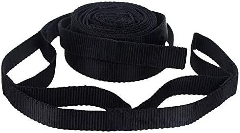 2Pcs Hammock Straps - Hammock Tree Straps Set,No Stretch Suspension System Kit,200cm Adjustable Outdoor Tree Hanging Yoga Tied Rope Belt for Camping Hiking