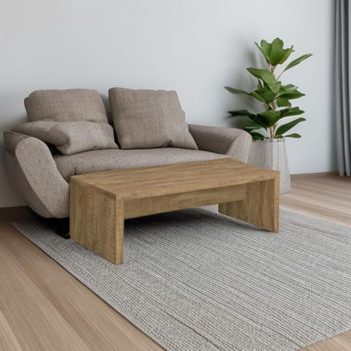Coaster Lynette Rectangular Rustic Farmhouse Coffee Table Mango 704128