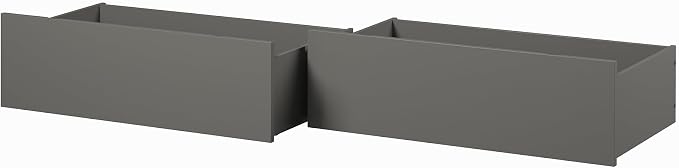 AFI Queen/King/Twin XL Under Bed Storage Drawers (Set of 2), Grey
