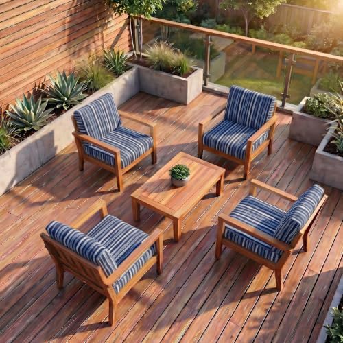 8Pcs Patio Cushion Covers Stretch Outdoor Furniture Protector Slipcovers