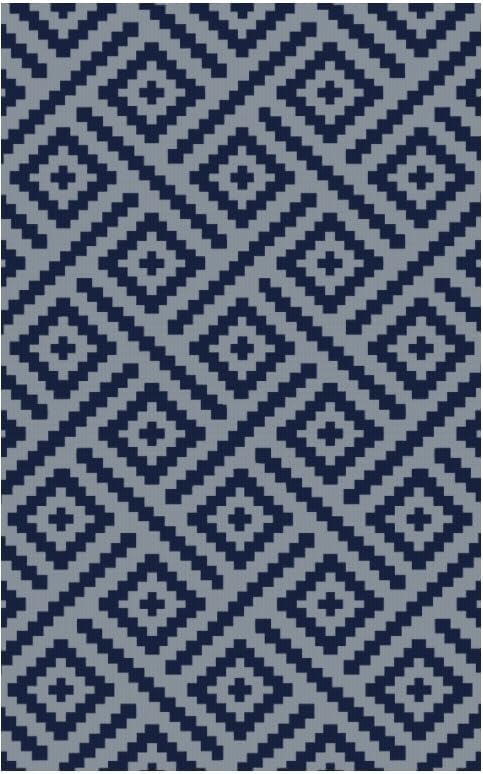 GENIMO 6'x9' Washable Outdoor & Indoor Rugs, RV Mat for Patio, Living Room, Bedroom, Balcony & Porch,Beach, Dining Room,RV, Deck, Camping, Geometric Outdoor Area Rug, Easy Cleaning