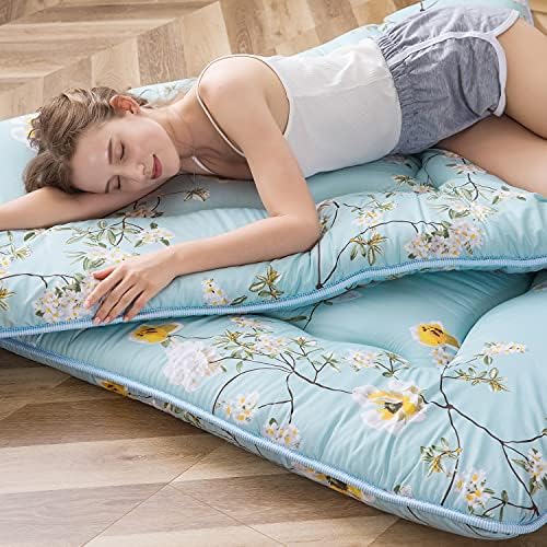 MAXYOYO Japanese Floor Mattress 4" Thick King Size Foldable Futon Mattress