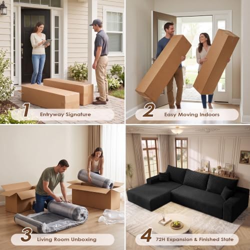 Boneless Couch, L Shaped Cloud Couch Sofa