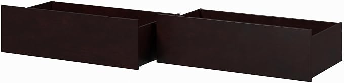 AFI Queen/King/Twin XL Under Bed Storage Drawers (Set of 2), Espresso