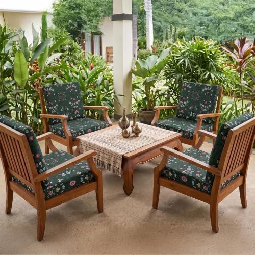 8Pcs Patio Cushion Covers Stretch Outdoor Furniture Protector Slipcovers