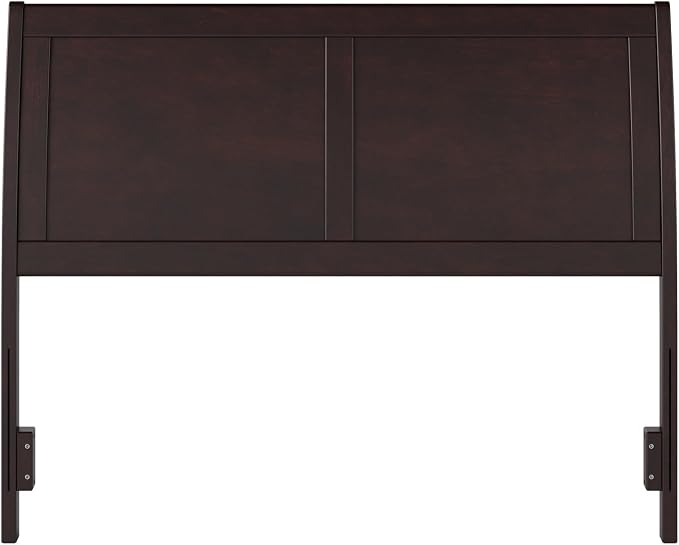 AFI, Portland Full Sleigh Solid Wood Panel Headboard, Espresso