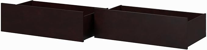AFI Twin/Full Under Bed Storage Drawers (Set of 2), Espresso