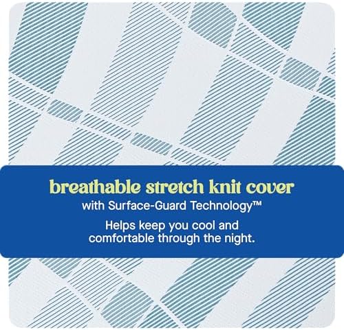 Sealy Dreamlife 12” Hybrid Mattress-in-a-Box, Twin, SealyComfort Gel Memory Foam, SealyResponsive Encased Coils, Surface-Guard Technology