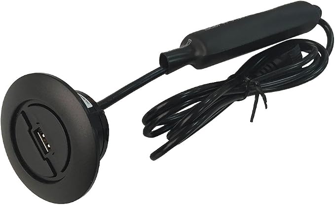 Fromann 2 Button Remote Hand Control Handset with USB and Blue Light for Power Recliner Lift Chairs