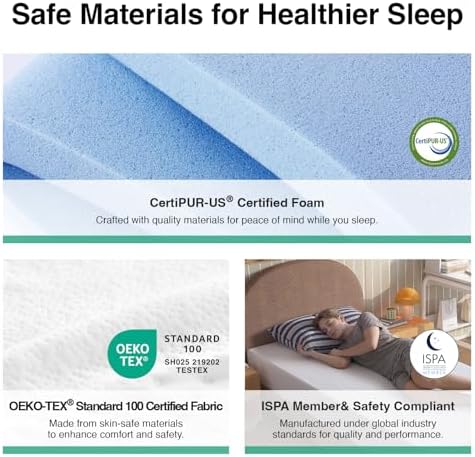 Novilla 12 Inch King Size Mattress, Memory Foam Mattres, Upgraded Support