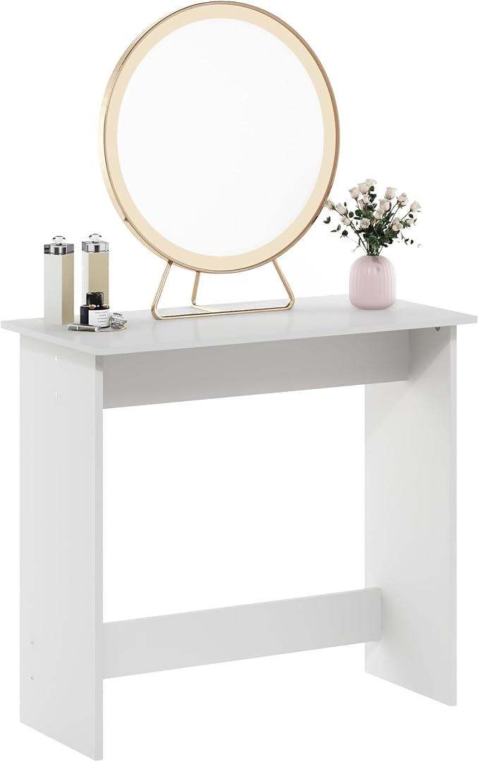 Furinno Simplistic Study Table, White