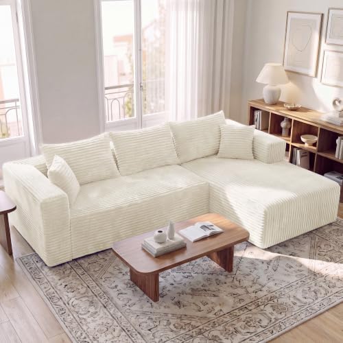 Boneless Couch for Living Room, Modular Sectional Sofa