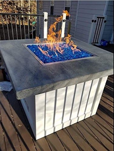 onlyfire Stainless Steel Square Fire Pit Flat Pan with Burner Ring Assembly, 24-Inch