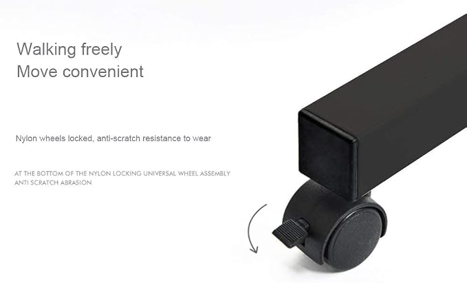 Side Table,31.5in/21.6in Adjustable Laptop Stand Portable Cart Tray Bedside Computer Table,Sofa Side Bed Table with Wheels