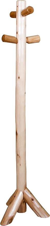 Furniture Barn USA White Cedar Log Queen Mission-Style Bedroom Set