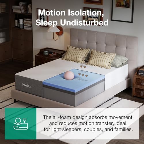 Novilla Memory Foam 14 Inch Queen Mattress in a Box