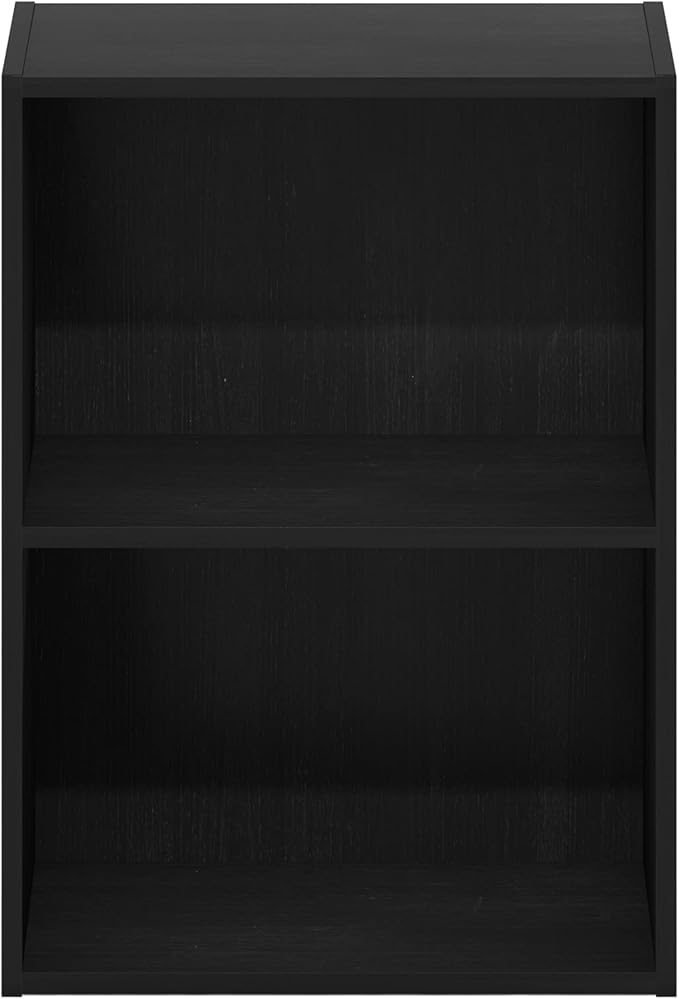 Furinno Luder Bookcase / Book / Storage, Blackwood 2-Tier