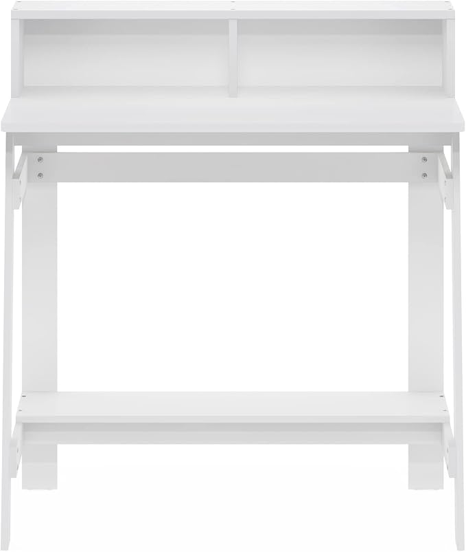 Furinno Simplistic A Frame Computer Desk, Regular, White