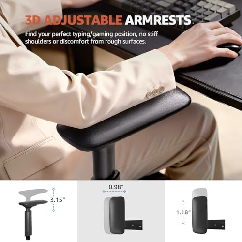 ErgoSift M1 Ergonomic Office Chair with Adjustable Headrest