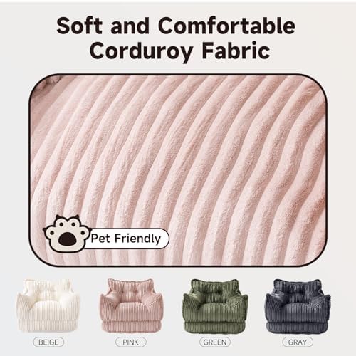 2 in 1 Folding Sofa Bed, Pink