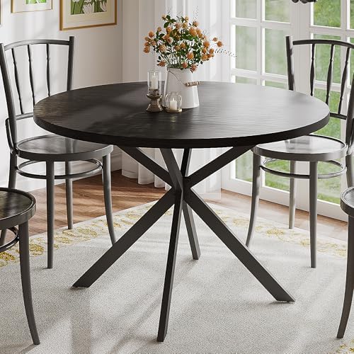 ChooChoo 47.2 Inch Round Dining Table for 4
