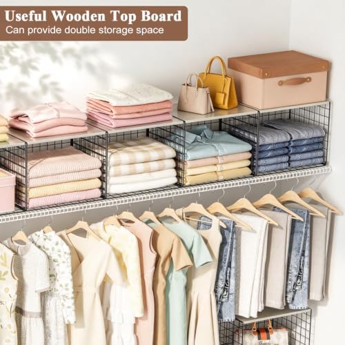 Widened and Heightened Large Capacity Closet Organizers And Storage Shelf