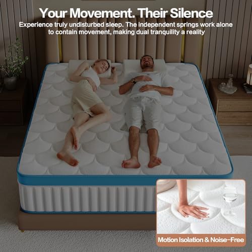Queen Mattress, 14 Inch Memory Foam Bed in a Box, Cool Sleep