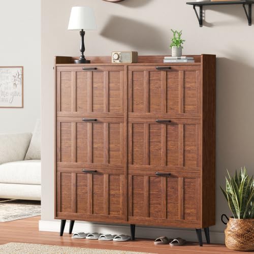 ChooChoo Shoe Storage Cabinet with 6 Flip Drawers