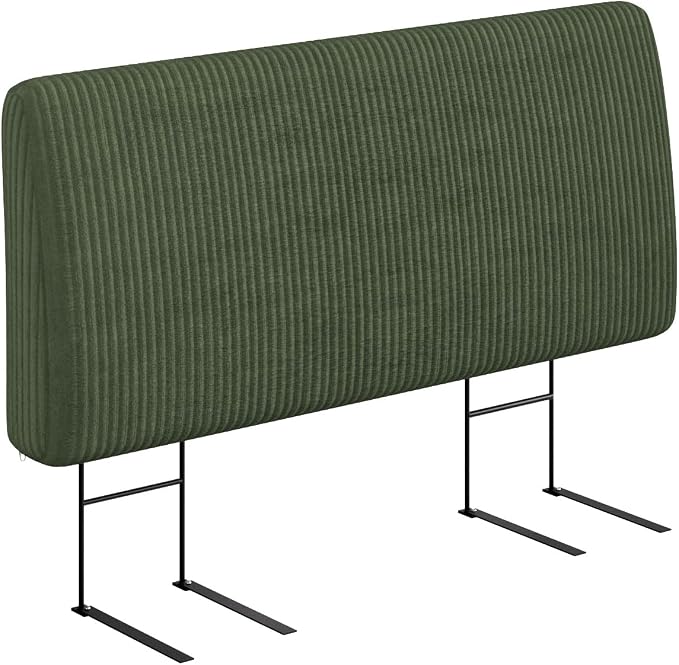 4.7" Upholstered Headboard for Full Size Bed, Height Adjustable and Ergonomic Headboard, Easy Assemble, Sturdy and Durable,Olive Green