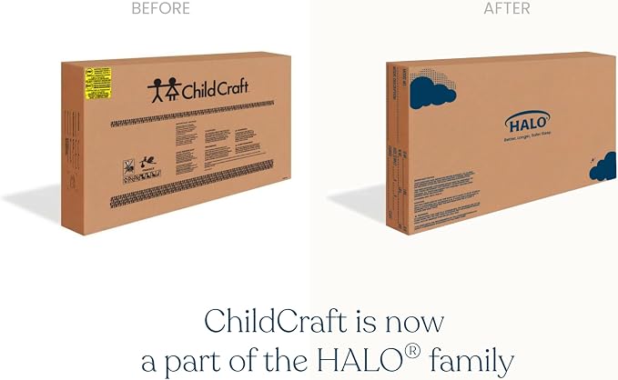 Child Craft Redmond 4-in-1 Convertible Baby Crib, Wood Nursery Furniture Converts to Toddler Bed, Daybed & Full Bed, Adjustable Mattress Heights, Rustic Style, Non-Toxic Baby Safe Finish, Dapper Gray
